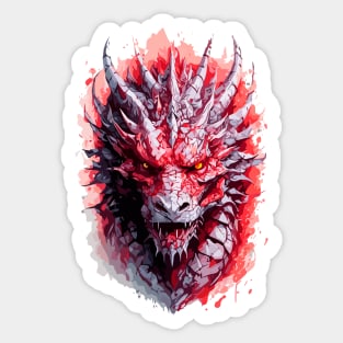 Red Dragon Sticker